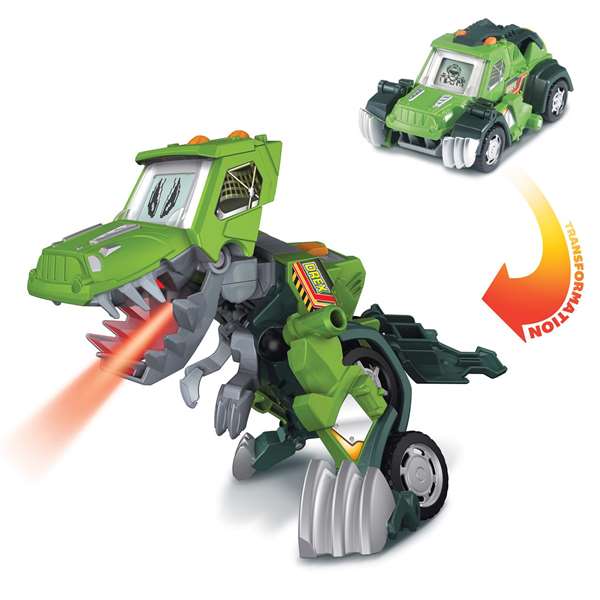 Vtech Switch Go Dino Barro, T-Rex 4X4 todoterreno transformable con luces y sonidos