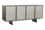 DKD Home Decor Buffet de Madera y MDF Marrón Oscuro y Beige