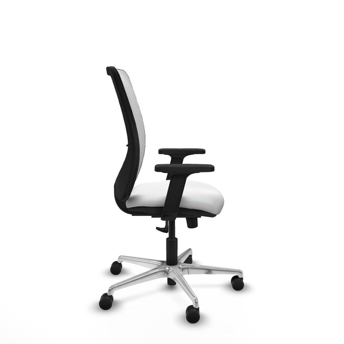 PIQUERAS Y CRESPO Silla de oficina Zulema Blanca con Mecanismo Sincro