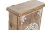 DKD Home Decor Guardallaves Oriental Blanco Natural 7.5 x 28 x 18 cm