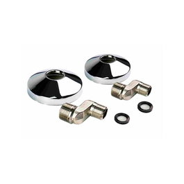 Verhal Kit Excéntricas y Florones Grandes, 2 Excéntricas 1/2-3/4 pulg x 50 mm + 2 Florones Ø65 x 20 mm + 2 Juntas con Filtro Ø13-Ø25 mm
