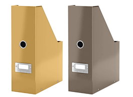 DKD Home Decor Organizador de Libros de Cartón y Metal, Surtido de 2 Colores