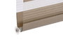 DKD Home Decor Estor Básico Día-Noche Marrón Poliéster 190 x 120 cm