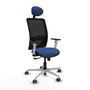 PIQUERAS Y CRESPO Silla de oficina Zulema Azul marino y Negro