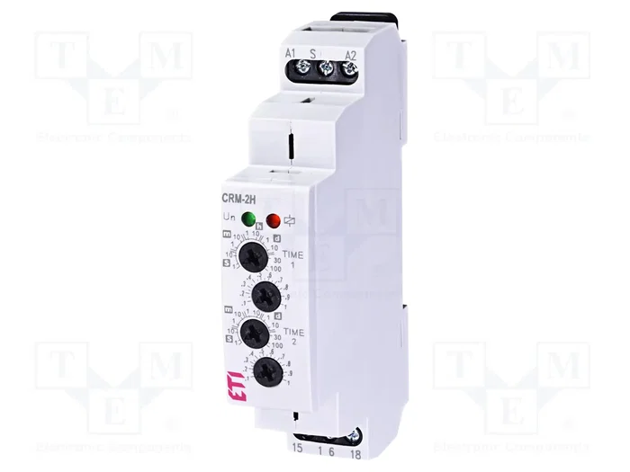 ETI POLAM CRM-2H UNI Relé de Tiempo SPDT 12-240VAC/DC ETI POLAM CRM-2H UNI Relé de Tiempo SPDT 12-240VAC/DC
