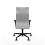 PIQUERAS Y CRESPO Sillón Albacete con Mecanismo Sincro y Tela Blanca