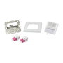 LogiLink Placa de pared para fibra con 2 adaptadores LC-Duplex, multimodo