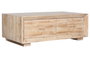 DKD Home Decor Mesa de Centro Abeto y MDF Natural con 2 Cajones