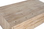 DKD Home Decor Mesa de Centro Abeto y MDF Natural con 2 Cajones