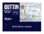 Quttin Bote Metal Cocina Rice Retro (12 Unidades)