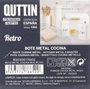 Quttin Bote Metal Cocina Rice Retro (12 Unidades)