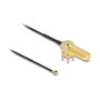 DeLOCK Cable de antena SMA 90° PCB jack bulkhead con I-PEX MHF1 de 15 cm
