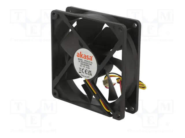 Akasa AK-9225LS-KT05 Ventilador Axial 92x92x25mm DC