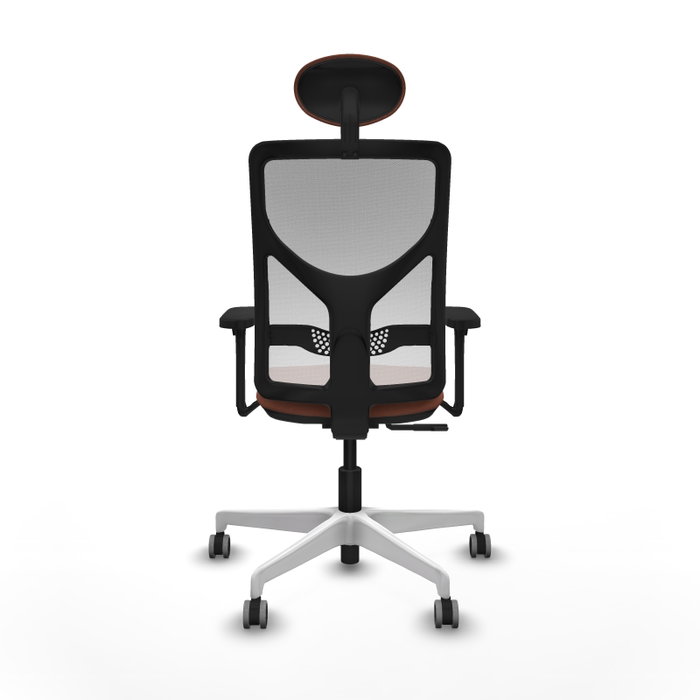 PIQUERAS Y CRESPO Silla de oficina Motilla con mecanismo Sincro, Marrón y Blanco PIQUERAS Y CRESPO Silla de oficina Motilla con mecanismo Sincro, Marrón y Blanco