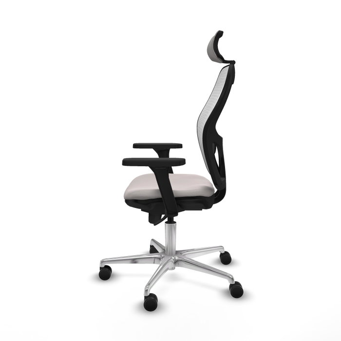PIQUERAS Y CRESPO Silla de oficina Jorquera con mecanismo Sincro en Blanco PIQUERAS Y CRESPO Silla de oficina Jorquera con mecanismo Sincro en Blanco