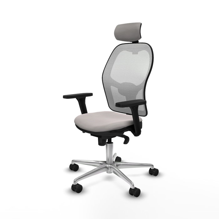 PIQUERAS Y CRESPO Silla de oficina Jorquera con mecanismo Sincro en Blanco PIQUERAS Y CRESPO Silla de oficina Jorquera con mecanismo Sincro en Blanco