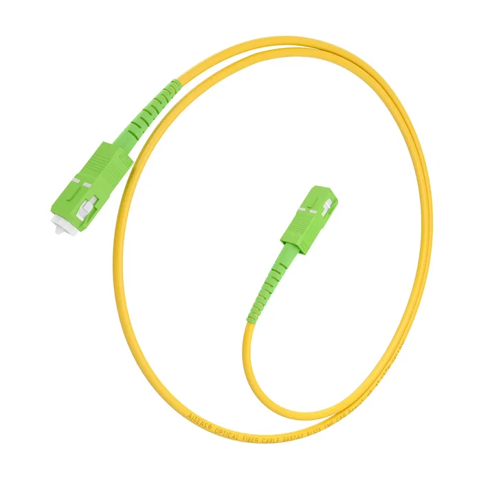 Aisens Latiguillo de Fibra Óptica G657A2 SC/APC-SC/APC Amarillo 1.0m