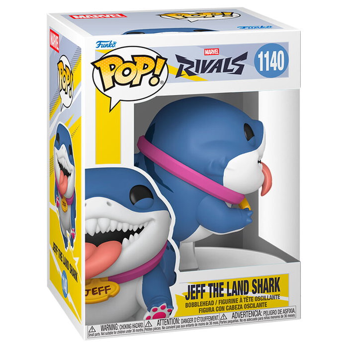 Funko Figura POP Marvel Rivals Jeff the Land Shark Vinilo 1490