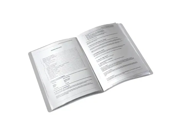 Leitz Carpeta Escaparate Style 40 Fundas Polipropileno Tapa Rígida DIN A4 Color Rojo Granate