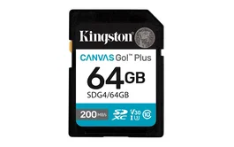 Kingston Technology Canvas Go! Plus 64GB SDXC Clase 10 UHS-I U3 V30 200MB/s