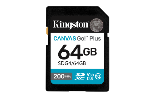 Kingston Canvas Go! Plus 64GB SDXC
