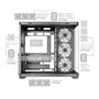 Mars gaming MCV5 Cristal Templado Panorámico ARGB Negra