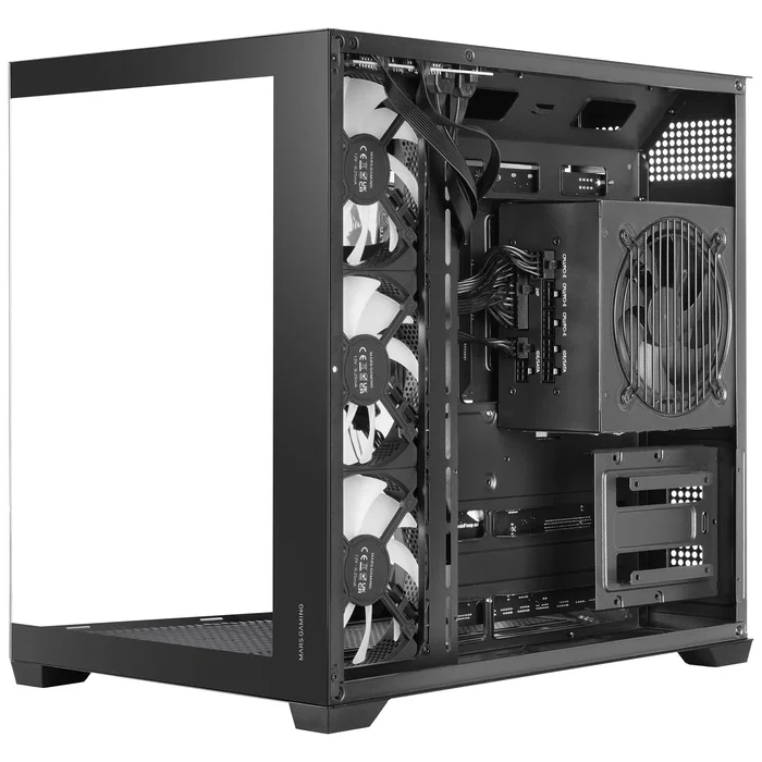 Mars gaming MCV5 Cristal Templado Panorámico ARGB Negra