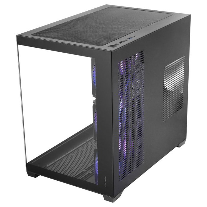 Mars Gaming MCV5 Caja PC ATX Cristal Templado Panorámico Negro con ARGB, Compatible GPU 416mm