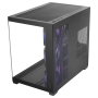 Mars Gaming MCV5 Caja PC ATX Cristal Templado Panorámico Negro con ARGB, Compatible GPU 416mm