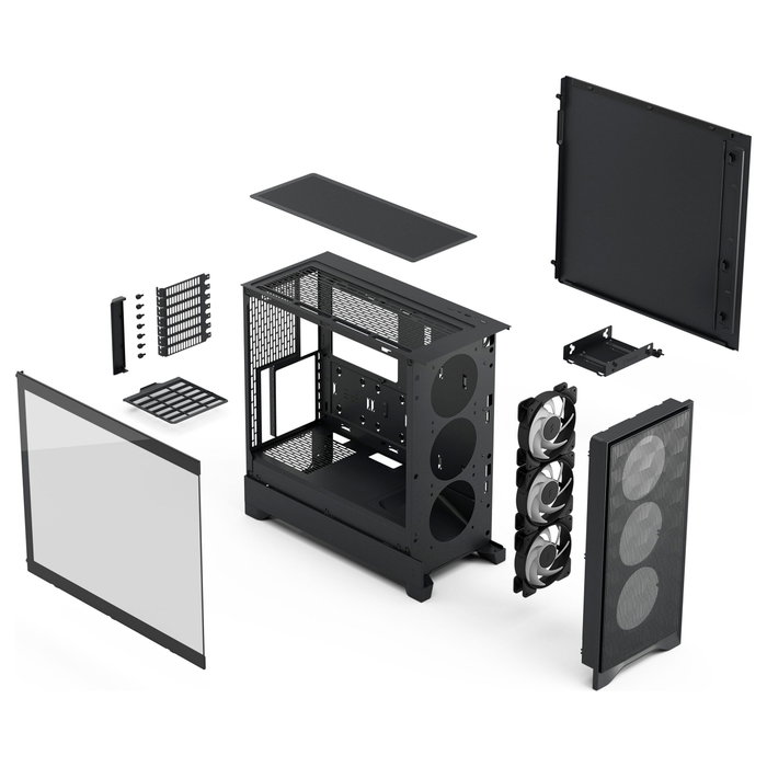 Fractal Design Pop 2 Air Black TG RGB Fractal Design Pop 2 Air Black TG RGB