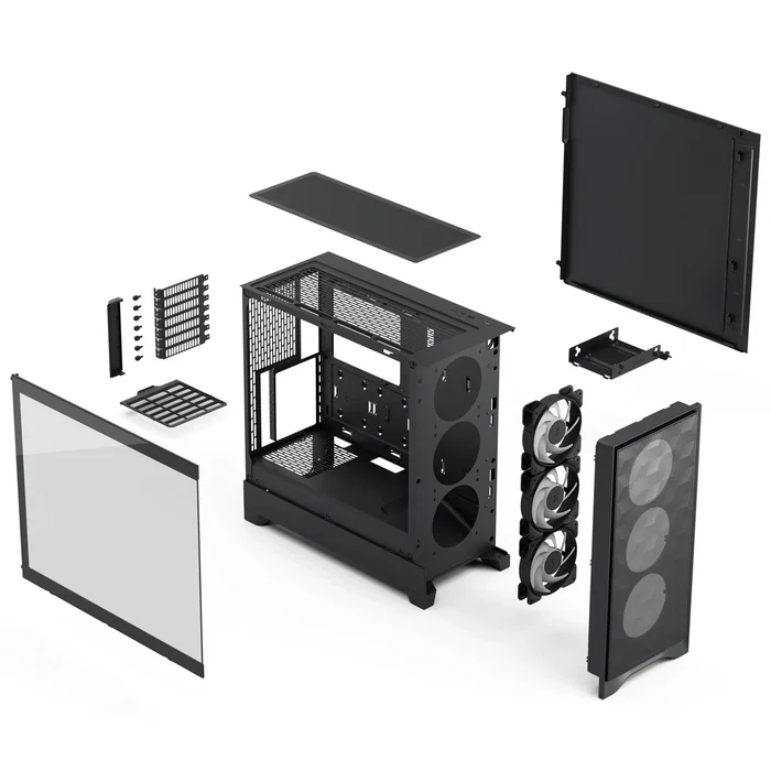 Fractal Design Pop 2 Air Black TG RGB Fractal Design Pop 2 Air Black TG RGB
