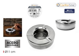 Confortime Cenicero Acero 11 cm x 3.3 cm (24 Unidades)