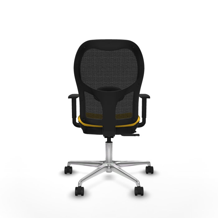 PIQUERAS Y CRESPO Silla de oficina Jorquera con mecanismo Sincro/Traslack Amarillo y Negro PIQUERAS Y CRESPO Silla de oficina Jorquera con mecanismo Sincro/Traslack Amarillo y Negro