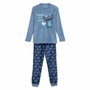 Cerdá Pijama Largo Coral Fleece Stitch Azul L
