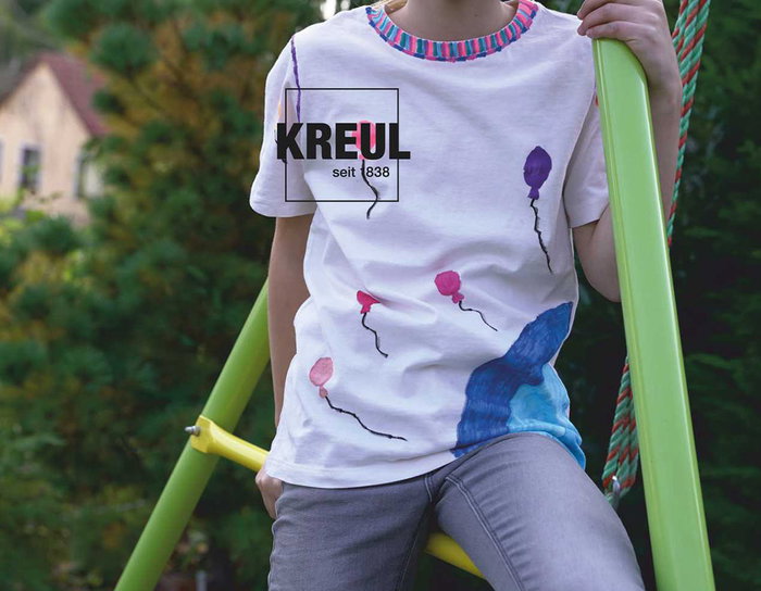 Kreul Set 5 rotuladores Textil Marker KREUL mediano JUNIOR