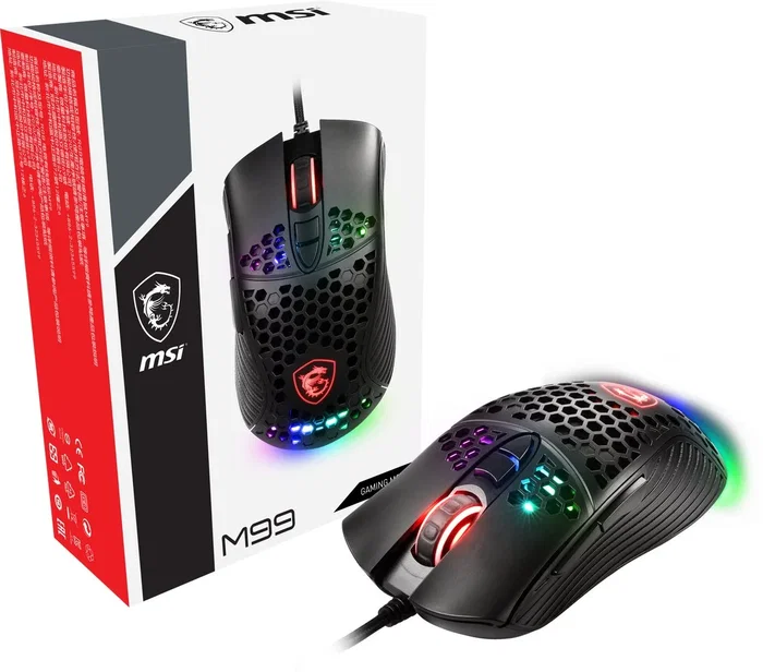 MSI M99 Ratón Gaming Ergonómico Vertical Negro