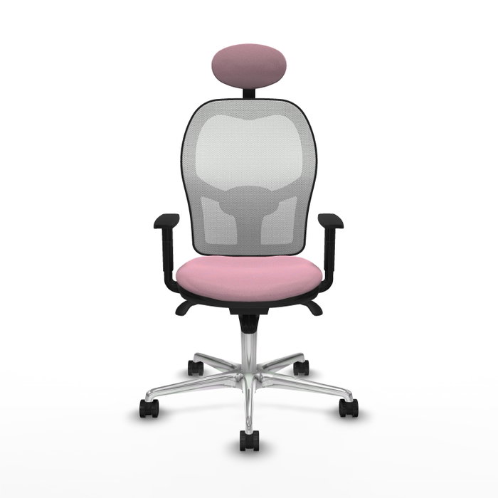 PIQUERAS Y CRESPO Silla de oficina Jorquera Rosa y Blanco PIQUERAS Y CRESPO Silla de oficina Jorquera Rosa y Blanco