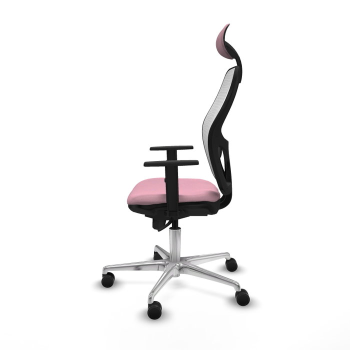 PIQUERAS Y CRESPO Silla de oficina Jorquera Rosa y Blanco PIQUERAS Y CRESPO Silla de oficina Jorquera Rosa y Blanco