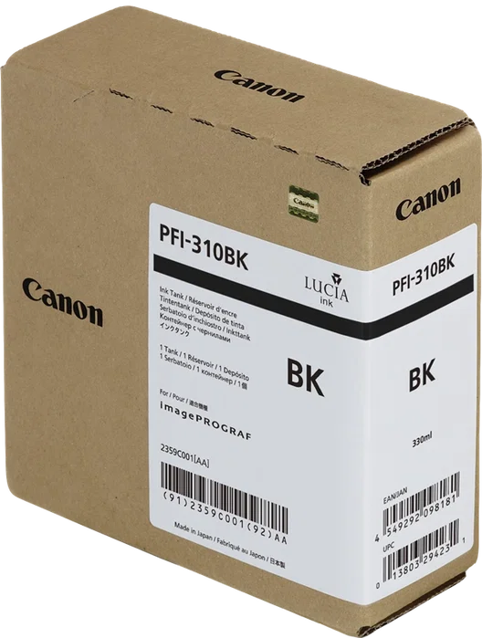 Canon PFI-310BK Negro 330ml
