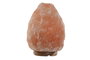 DKD Home Decor Lámpara de Sal del Himalaya Arabe de Sobremesa con Base de Acacia, Color Rosa y Marrón, 14 x certified de residuos.