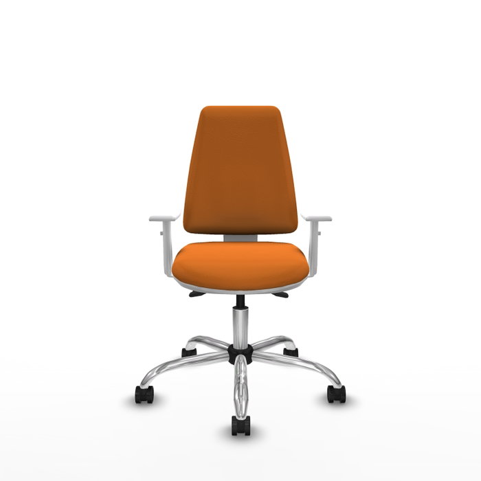 PIQUERAS Y CRESPO Silla de oficina Elche con mecanismo Asincro Naranja