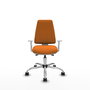 PIQUERAS Y CRESPO Silla de oficina Elche con mecanismo Asincro Naranja