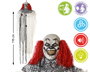 Atosa Figura De Payaso Terrorífico 175 cm con Luz, Sonido y Movimiento