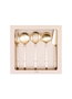 Hermia CKB0254 Juego de Servicio de Cocina de 5 Piezas en Acero Inoxidable Dorado - Elegante y Duradero