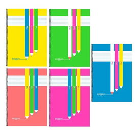 Lamela Bloc Eriggan Tapa Polipropileno Fº 80H 90G Cuadrovia 3 Mm (5 Col.Surt.)