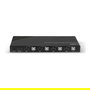 LINDY KVM-Audio-USB Switch 4-Port - Conmutador para 4 Ordenadores