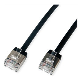 ROLINE Patchkabel DataCenter Cat.6A U/FTP 0,5 m Negro