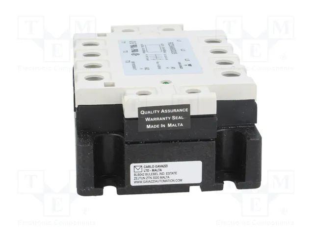 CARLO GAVAZZI RZ3A60D25 Relé de semiconductor trifásico 25A 42÷660VAC CARLO GAVAZZI RZ3A60D25 Relé de semiconductor trifásico 25A 42÷660VAC