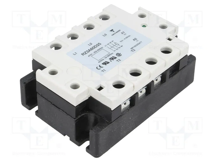 CARLO GAVAZZI RZ3A60D25 Relé de semiconductor trifásico 25A 42÷660VAC CARLO GAVAZZI RZ3A60D25 Relé de semiconductor trifásico 25A 42÷660VAC