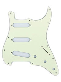 Fender Golpeador Strat SSS 11 agujeros 3 capas verde menta